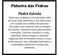 Pulseira Coleção Magic Stones - Pedra Estrela na internet