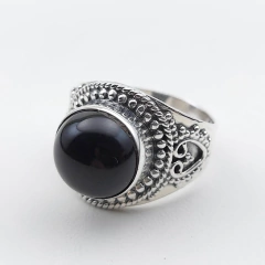 Anel em prata com Ônix 0103815A0157 - comprar online