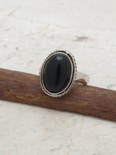 Anel em prata com Onix 0103815A0185 na internet