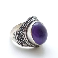 Anel em prata com Ametista 0103823A0161 - comprar online