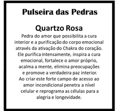 Pulseira Coleção Magic Stones - Quartzo Rosa na internet