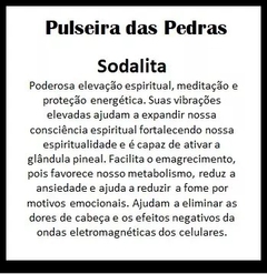 Pulseira Coleção Magic Stones - Sodalita na internet