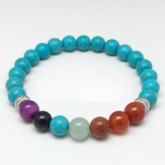 Pulseira Coleção 7 Chakras - Turquesa - comprar online
