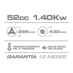 Desmalezadora Bordeadora Daihatsu A Explosión De 52cc. DM52 - comprar online