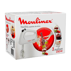 Batidora De Mano Moulinex Facilita 3 Velocidades 250 Watts - Via Olimpya