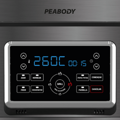 Freidora De Aire Peabody Con Grill De 6 Litros PE-AFG01IX en internet