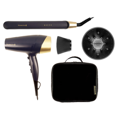 Combo Remington Sapphire Luxe Planchita + Secador + Bolso DS5805GP en internet