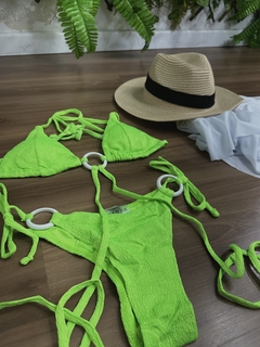 Biquini Cortininha Amarração - Belinha Fashion