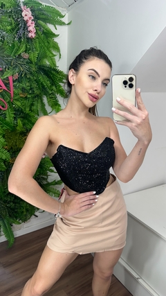 Corset Brilho - Belinha Fashion