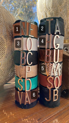 Pulsera Cuero Personalizada - De la Cruz Sombreros