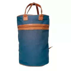 Mochila Matera Lona y Eco Cuero - comprar online