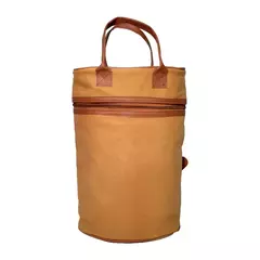 Mochila Matera Lona y Eco Cuero