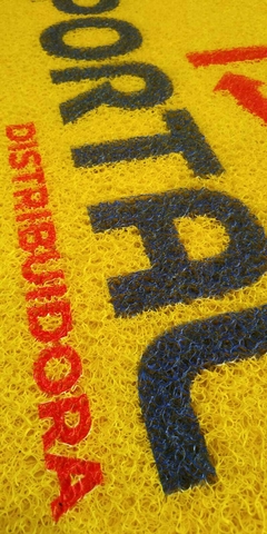 Alfombra Pvc rulo con logo - tienda online