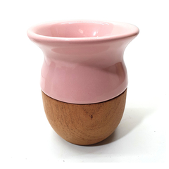 Mate cerámica y madera - comprar online