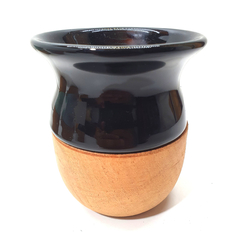 Mate cerámica y madera - tienda online