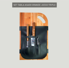 Set Tabla Asado GRANDE Juego Triple