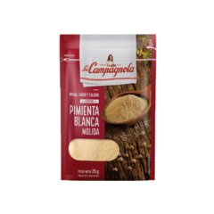 La Campagnola Pimienta Blanca Molida 25g