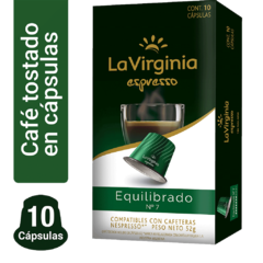 La Virginia Café Tostado en Cápsulas Equilibrado