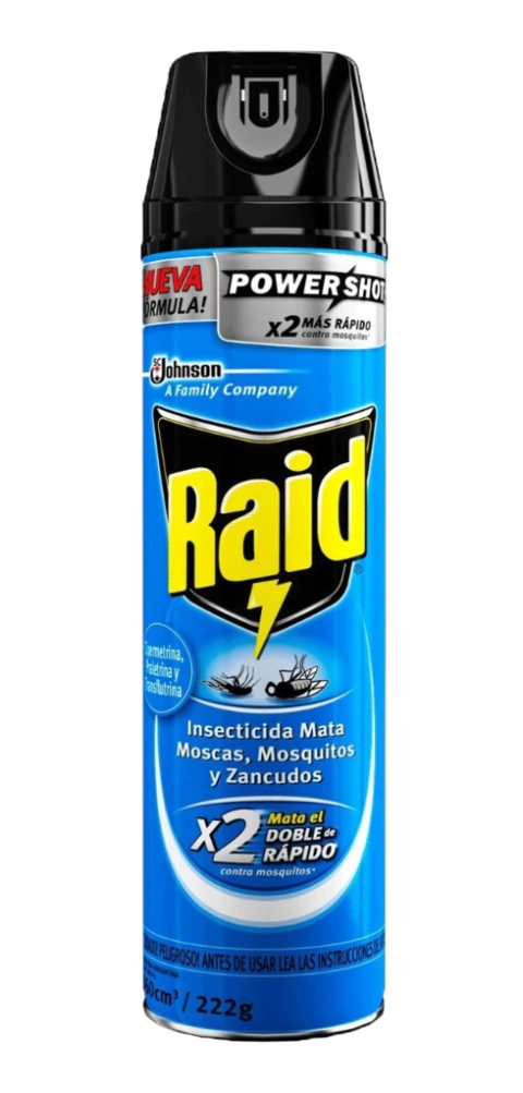 Raid Mata Moscas, Mosquitas y Zancudos