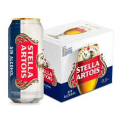 Stella Artois Sin Alcohol 473 ml Pack x6 - comprar online