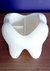 Porta Escovas de Dente e Creme Dental em Formato De Dente Diversão Decoração 3 Divisórias na internet