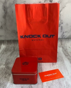 Reloj Knock Out KN2805-125 malla de metal plateado con rose para mujer - JOYAS Y RELOJES BRAINE MAYORISTA