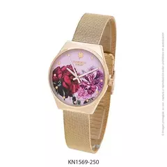 Reloj knock out KN1569-210 malla de metal tejido rose para dama en internet