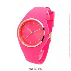 Reloj Knock Out KN8469-800 Malla de caucho fucsia para dama - comprar online