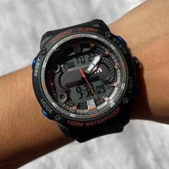 Reloj Mistral GADG-1812-01 ANA-DIGI malla de caucho para caballero