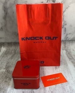 Reloj Knock Out KN8469-933 Malla caucho negro con glitter para dama en internet