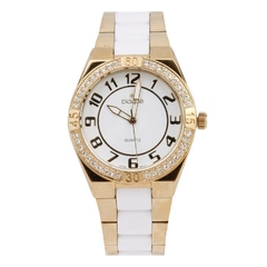 Reloj Blaquè BQ-065DB Dorado y blanco malla de metal para dama - comprar online
