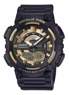 Reloj Casio AEQ110BW-9A malla de Caucho Ana-Digi para Hombre - comprar online