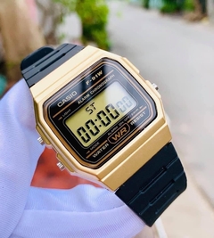 Reloj Casio F91WM-9A Vintage malla de Silicona negro unisex WR - comprar online