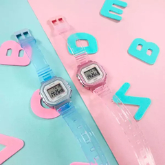 Reloj Casio LA20WHS-4A Vintage Digital malla de silicona rosa WR - comprar online