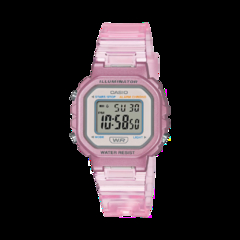Reloj Casio LA20WHS-4A Vintage Digital malla de silicona rosa WR