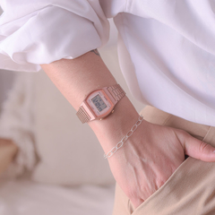 Reloj Casio CA-086 B640WCG-5DF Vintage Rosé Glitter Dama en internet