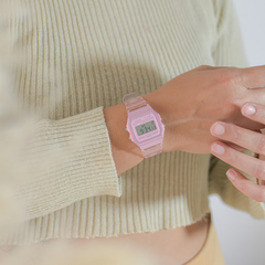 Reloj Casio F91WS-4DF CA-082 Vintage digital malla de Silicona Rosa Transparente WR en internet