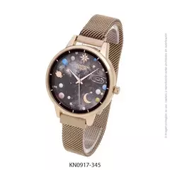 Reloj Knock Out KN0917-345 malla de metal tejido rose para dama - comprar online