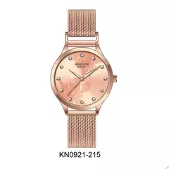 Reloj Knock Out KN0921-215 malla de metal tejido rose para dama - comprar online