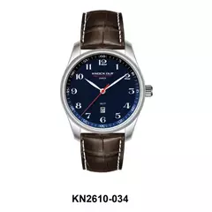 Reloj Knock Out KN2610-034 malla de cuero marrón para caballero con calendario - comprar online