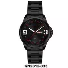 Reloj Knock Out KN2812-033 malla de metal con doble calendario para caballero - comprar online
