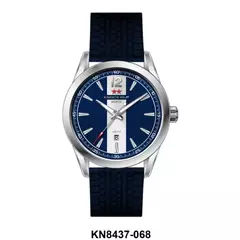 Reloj Knock Out KN8437-068 malla de caucho azul con calendario para caballero - comprar online
