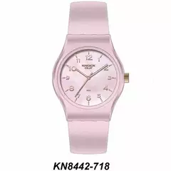Reloj Knock Out KN8442-3 718 malla de caucho rosa para dama 36MM - comprar online