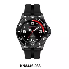 Reloj Knock Out KN8446-033 malla de caucho negro para caballero - comprar online