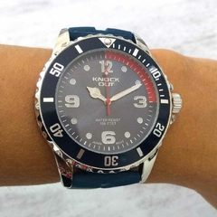 Reloj Knock Out KN8446-088 malla de caucho azul para caballero - comprar online