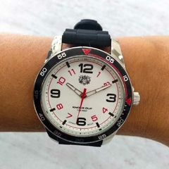 Reloj Knock Out KN8460-013 malla de caucho negro para caballero - comprar online