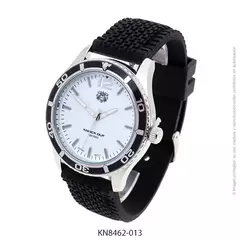 Reloj Knock Out KN8462-013 malla de caucho negro para caballero - comprar online