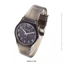 Reloj Knock Out KN8472-906 malla de caucho negro para dama - comprar online