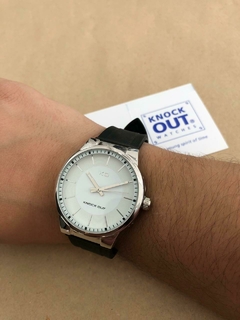 Reloj Knock Out KN8478-013 malla de caucho negro para caballero en internet