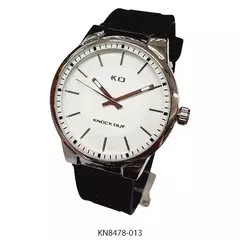 Reloj Knock Out KN8478-013 malla de caucho negro para caballero - comprar online